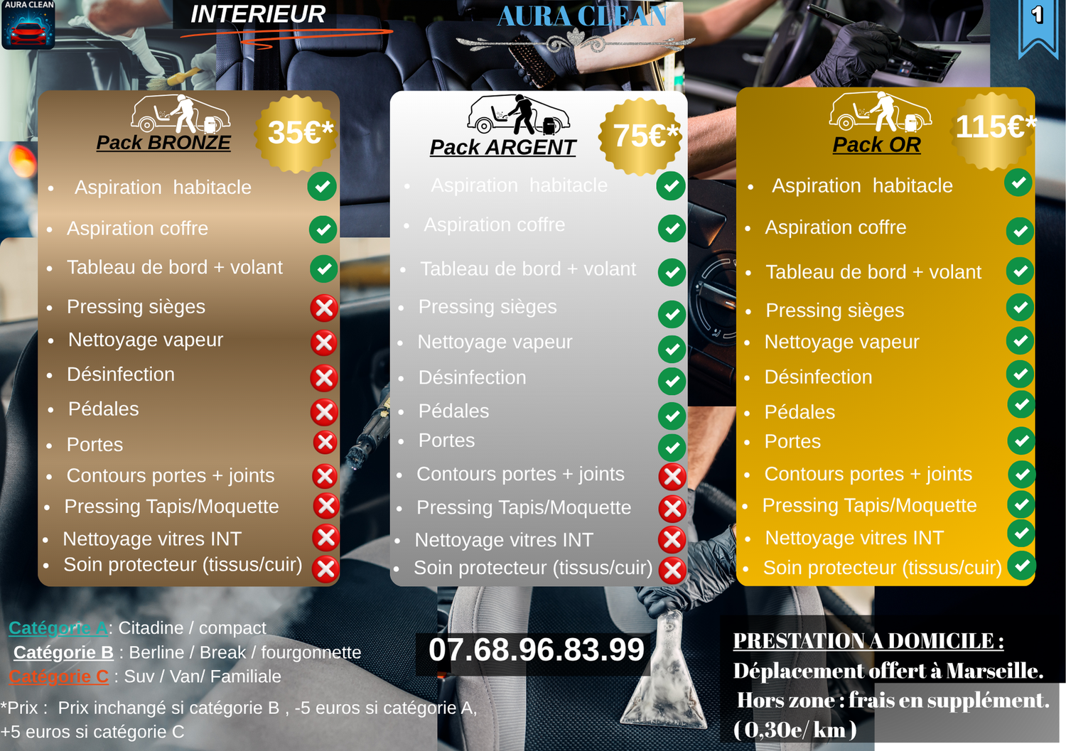 NETTOYAGE INTERIEUR
