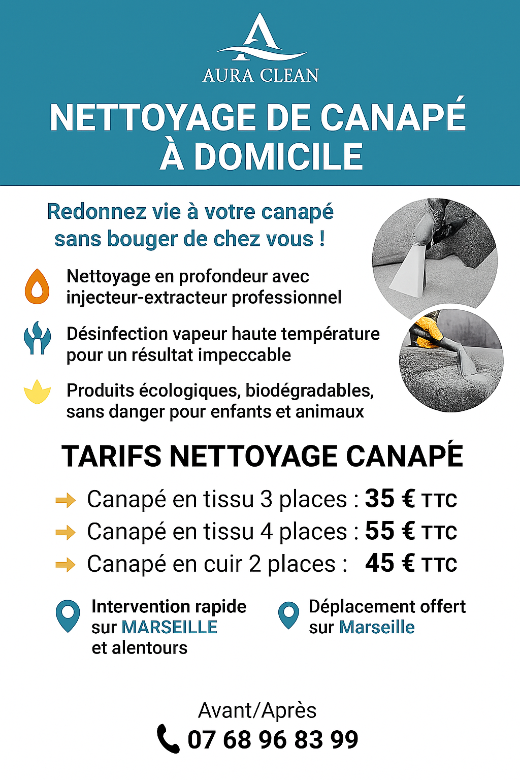 LAVAGE CANAPE